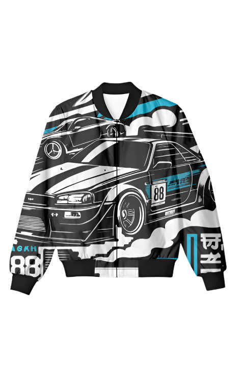 JDM-CLTR Turbo Street Racer Bomber Jacket