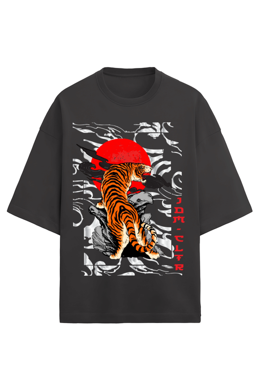 JDM-CLTR Rising Tiger oversized Tee